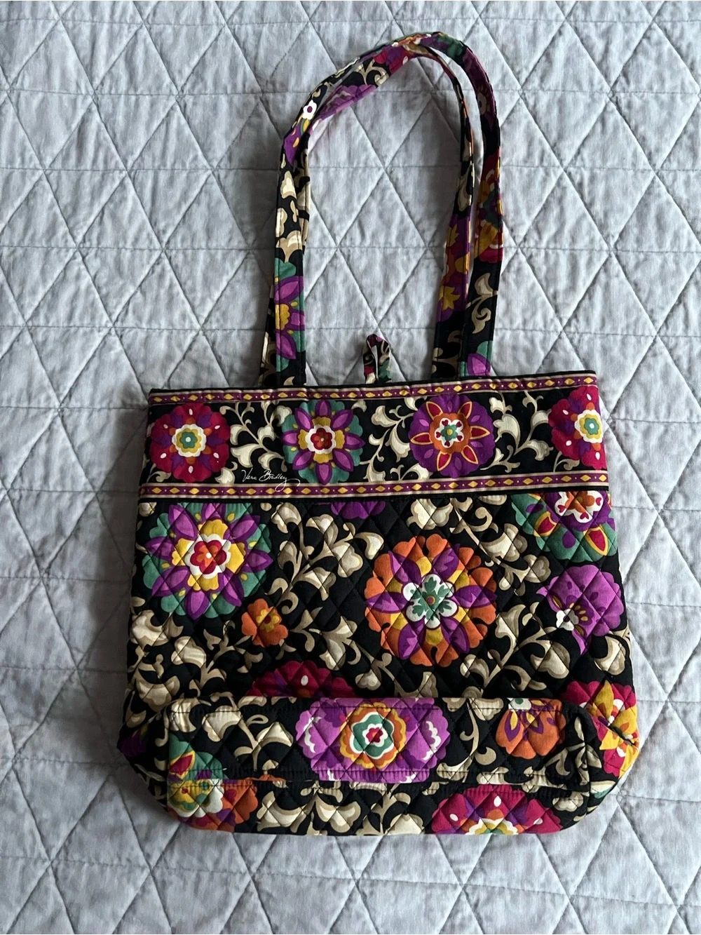 Vera Bradley Quilted Tote — Suzani (2011)